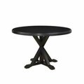 Carolina Chair & Table Co Monet X Base Dining Table, Espresso 4848ESP